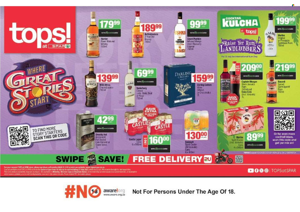 TOPS at SPAR specials - 10/07/2025 - 13/07/2025. Page 1