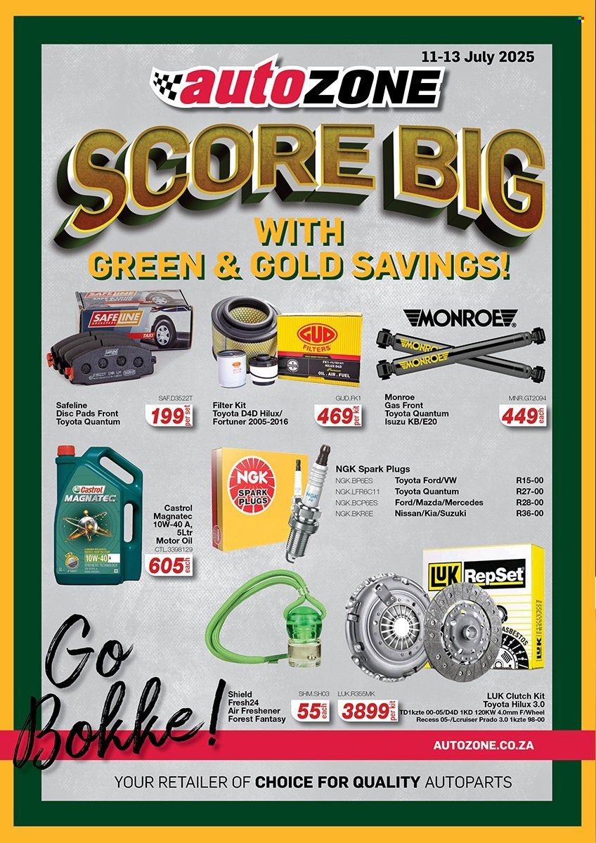 AutoZone specials - 11/07/2025 - 13/07/2025. Page 1