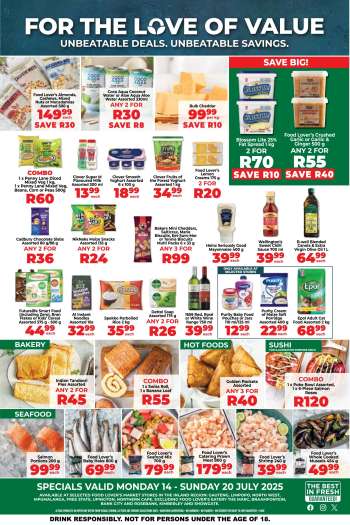 Food Lover's Market catalogue  - 14/07/2025 - 20/07/2025.