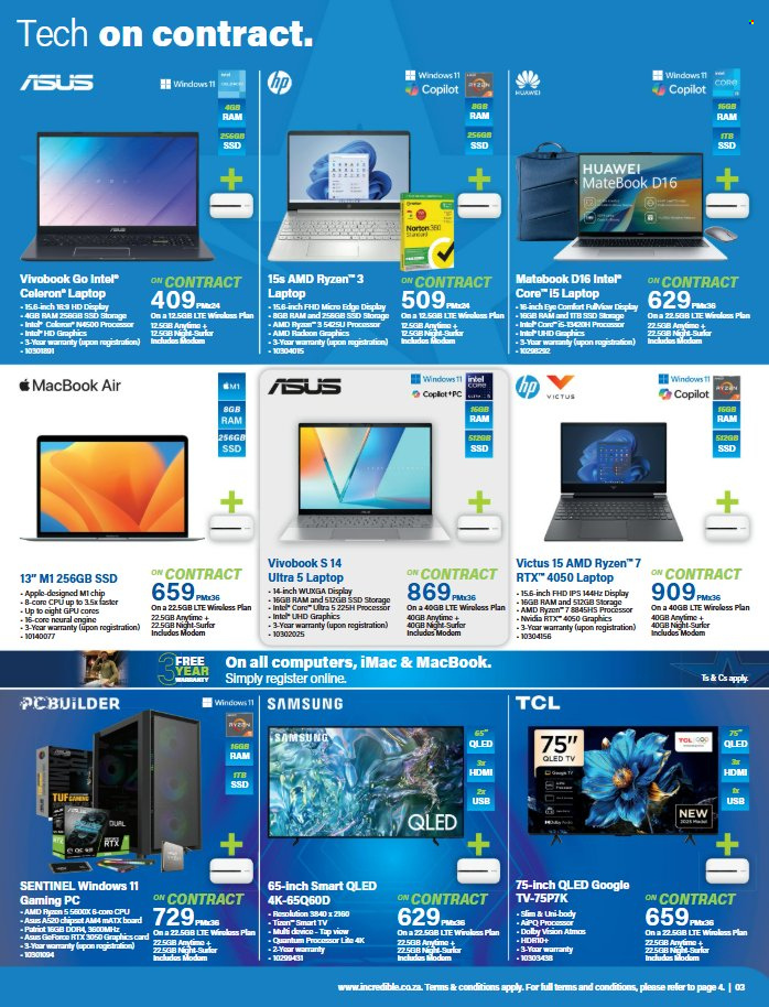 Incredible Connection specials - 12/07/2025 - 31/08/2025. Page 3