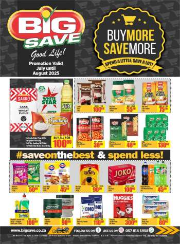 Big Save catalogue  - 01/07/2025 - 31/08/2025.
