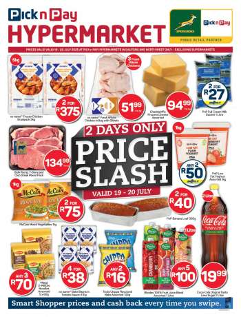Pick n Pay Hypermarket catalogue  - 19/07/2025 - 20/07/2025.