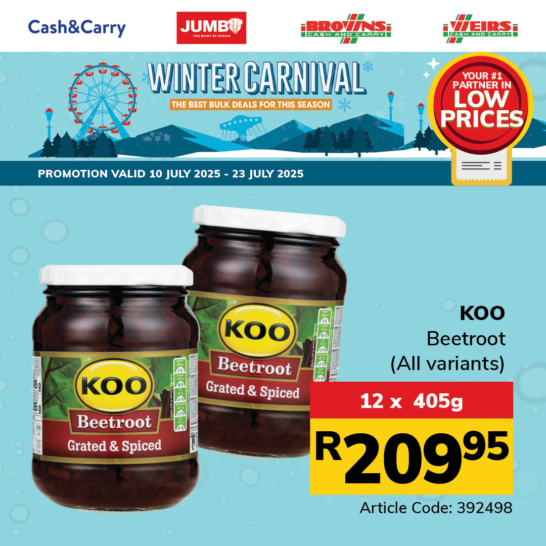 Jumbo Cash & Carry specials - 10/07/2025 - 23/07/2025. Page 12