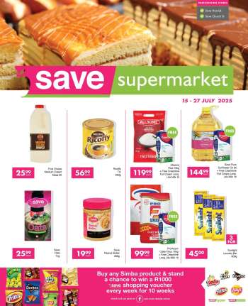 Save supermarket catalogue  - 15/07/2025 - 27/07/2025.