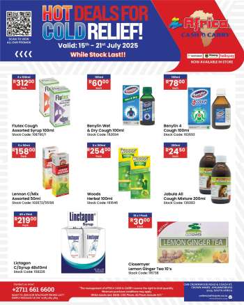 Africa Cash & Carry catalogue  - 15/07/2025 - 21/07/2025.