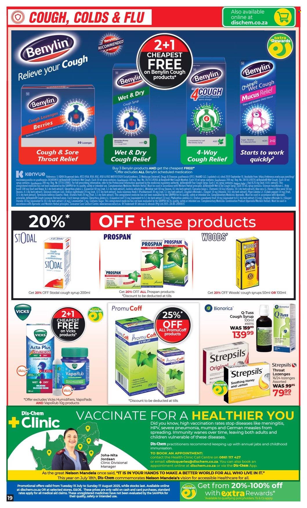 Dis-Chem specials - 15/07/2025 - 17/08/2025. Page 19