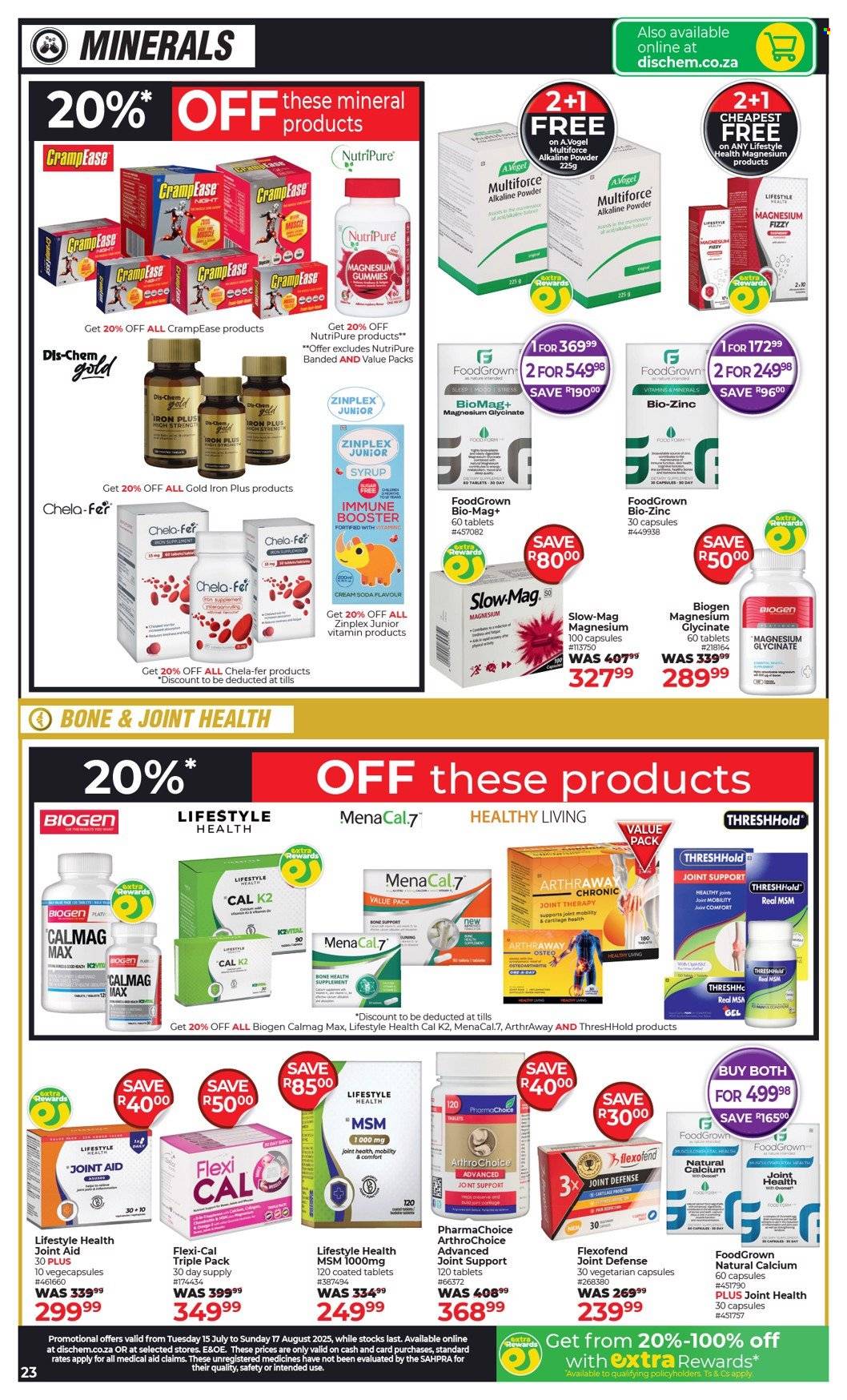 Dis-Chem specials - 15/07/2025 - 17/08/2025. Page 23