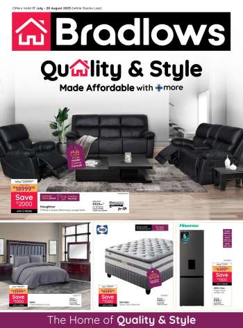 Bradlows catalogue  - 17/07/2025 - 20/08/2025.