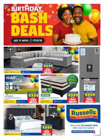 Russells catalogue  - 17/07/2025 - 20/08/2025.