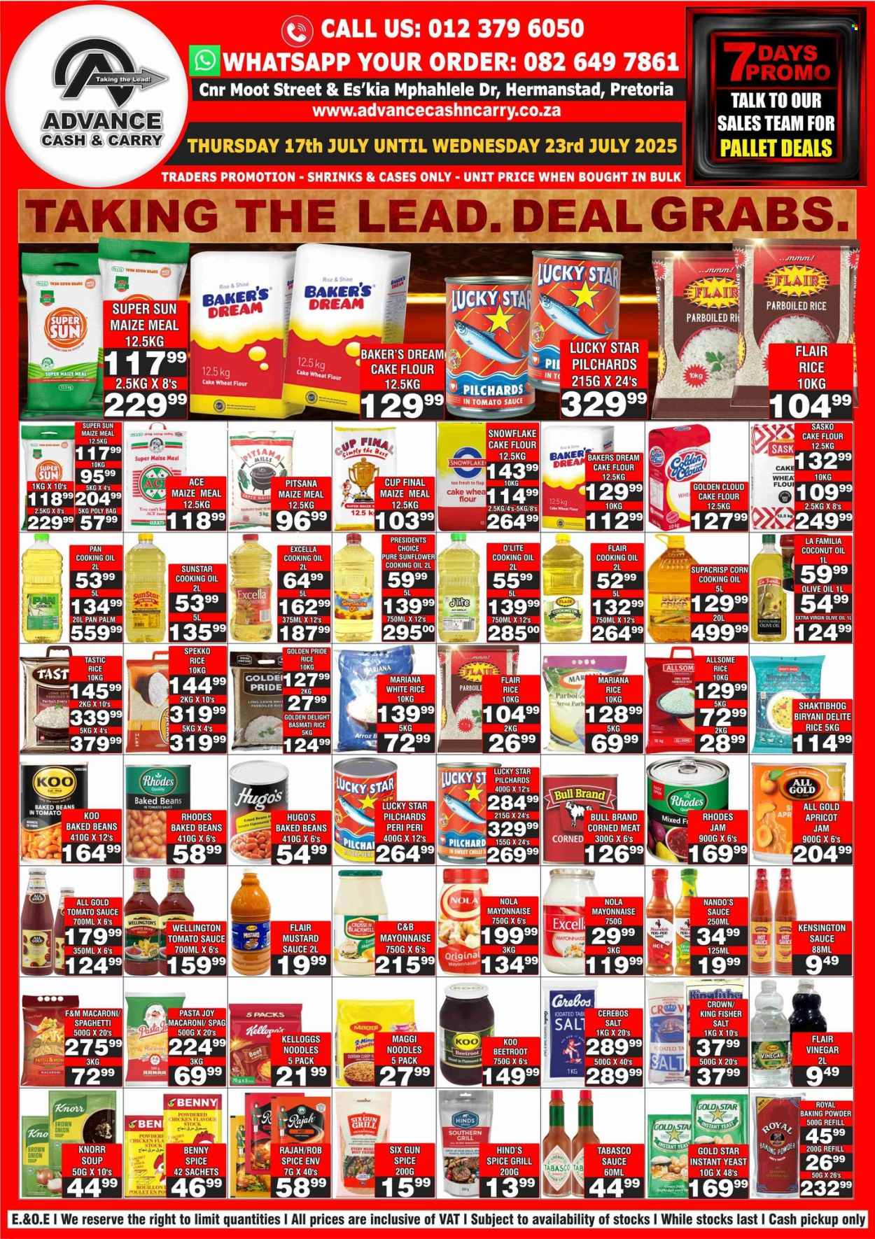 Advance Cash & Carry specials - 17/07/2025 - 23/07/2025. Page 1
