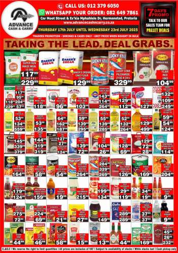 Advance Cash & Carry catalogue  - 17/07/2025 - 23/07/2025.