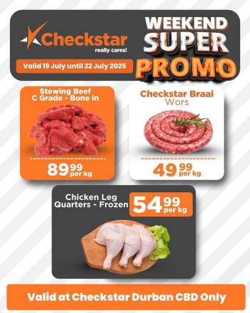 Checkstar catalogue  - 19/07/2025 - 22/07/2025.