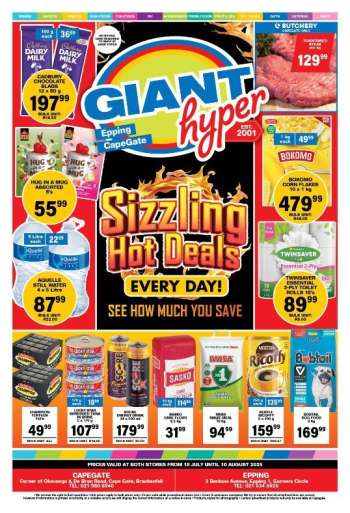 Giant Hyper catalogue  - 18/07/2025 - 10/08/2025.