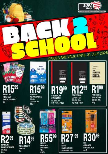 Supa Store catalogue  - 18/07/2025 - 31/07/2025.