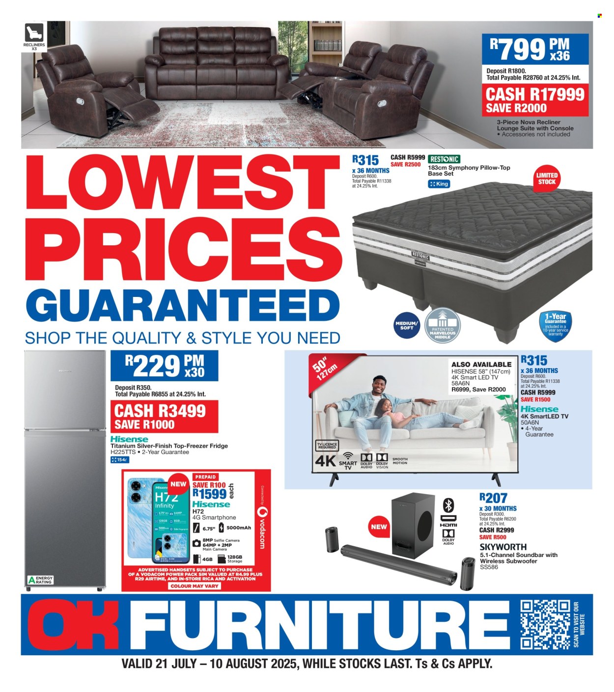 OK Furniture specials - 21/07/2025 - 10/08/2025. Page 1