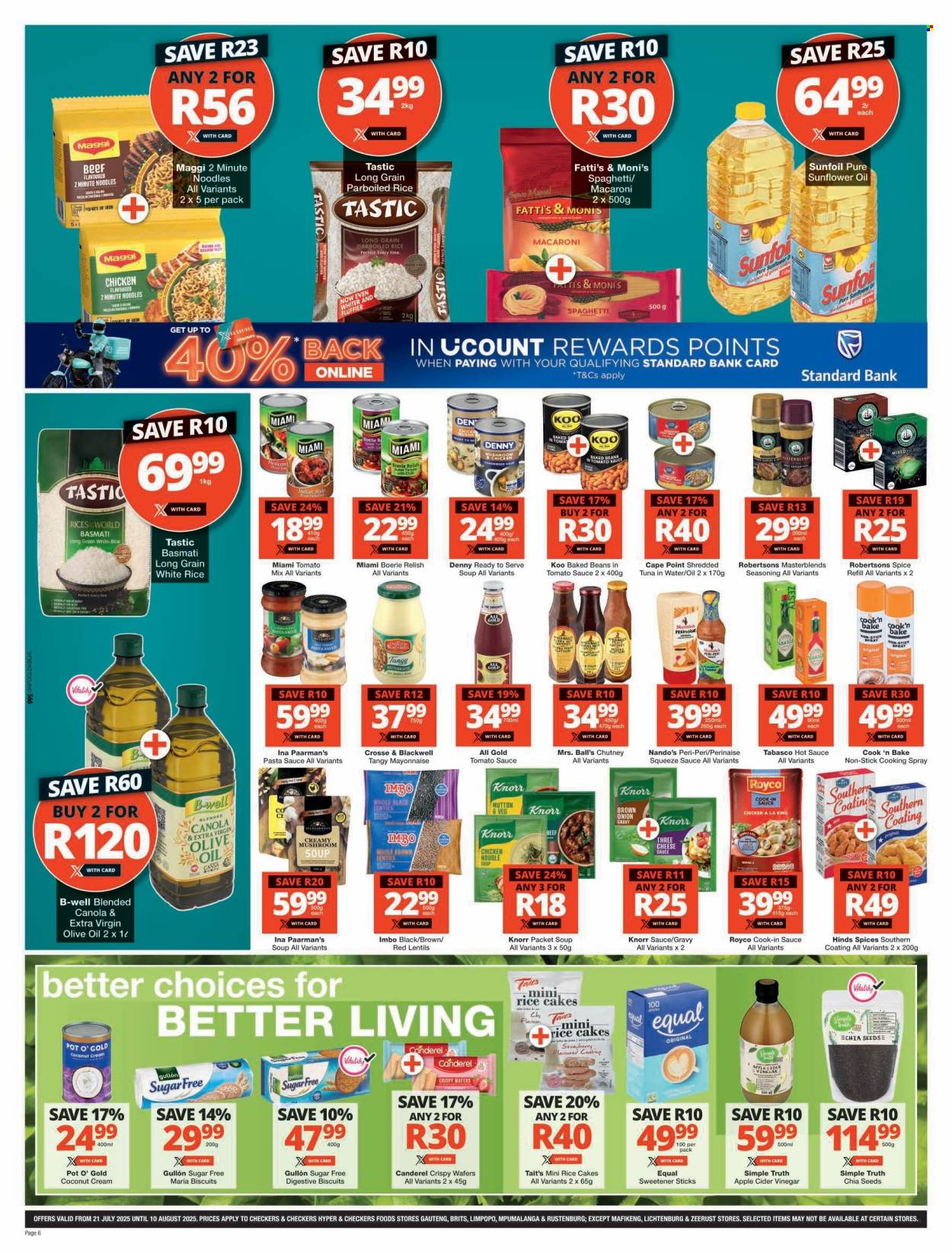 Checkers specials - 21/07/2025 - 10/08/2025. Page 6