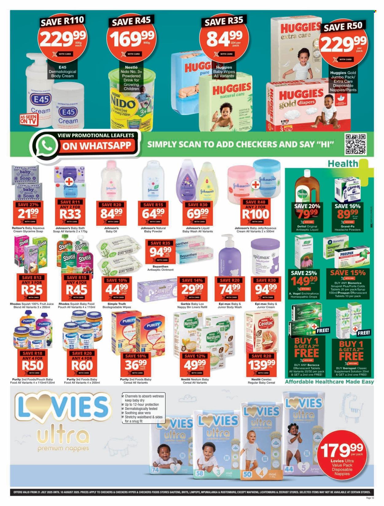 Checkers specials - 21/07/2025 - 10/08/2025. Page 15