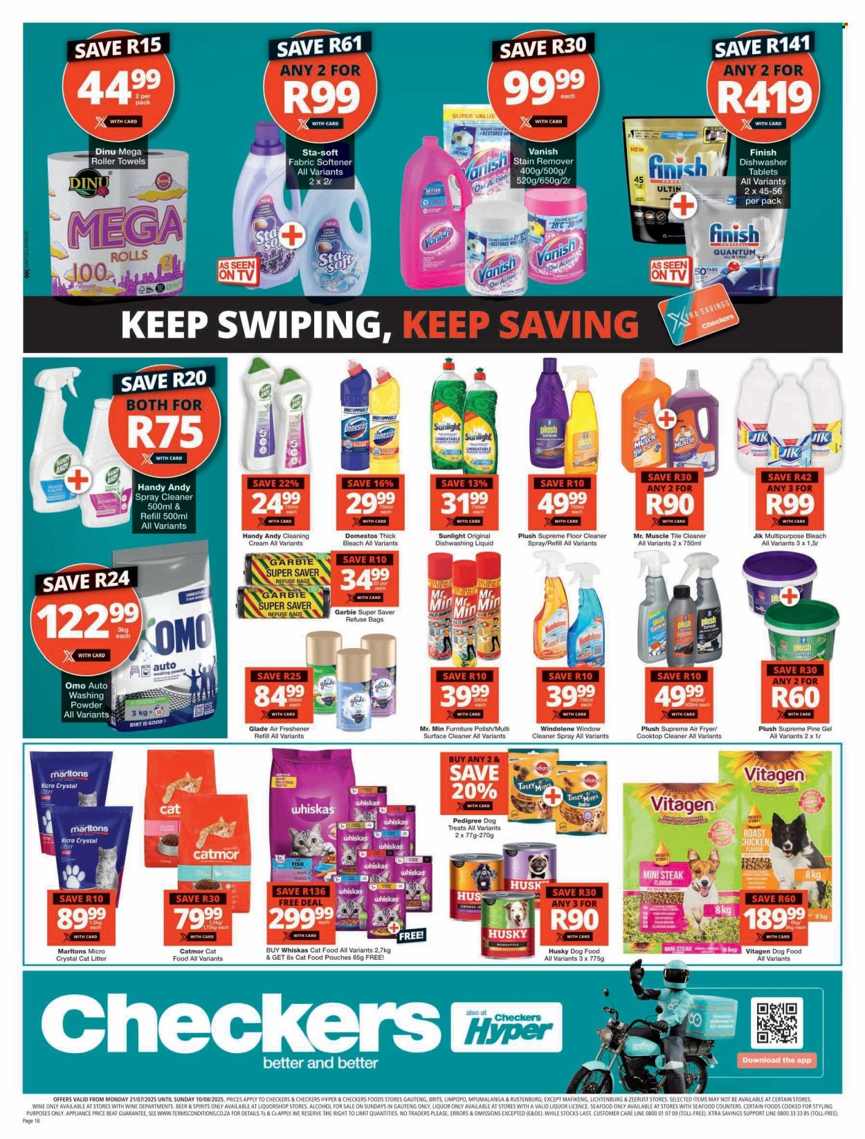 Checkers specials - 21/07/2025 - 10/08/2025. Page 16
