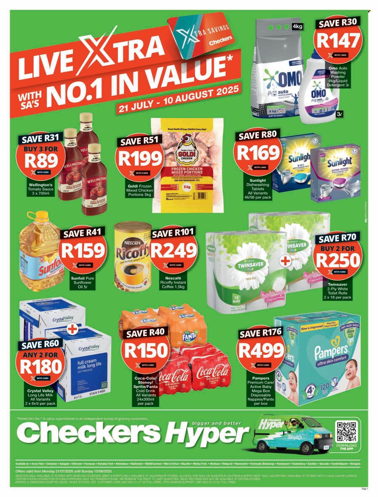 Checkers specials - 21/07/2025 - 10/08/2025. Page 1