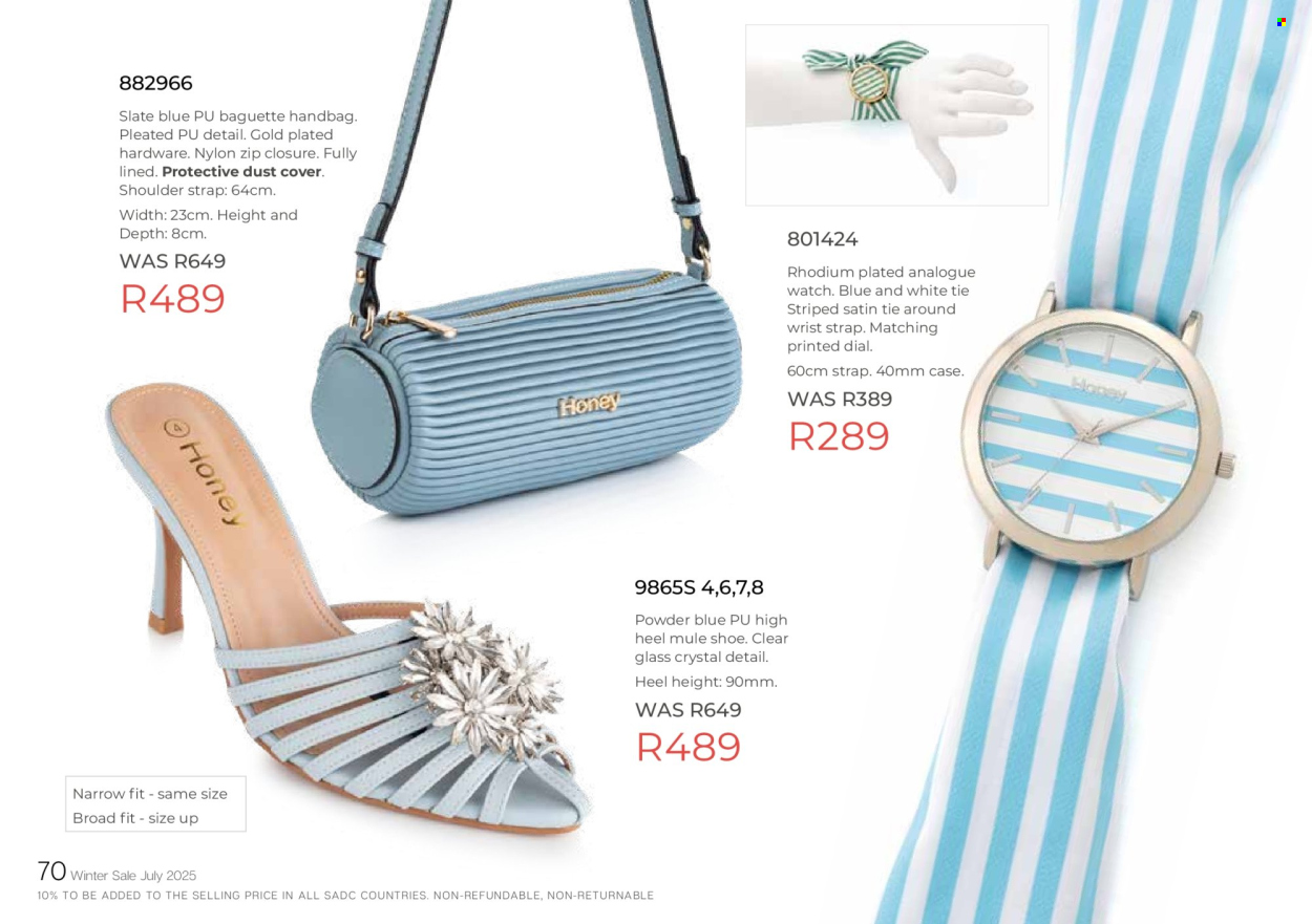 Honey specials. Page 72