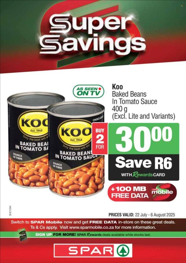 SPAR specials - 22/07/2025 - 06/08/2025. Page 7