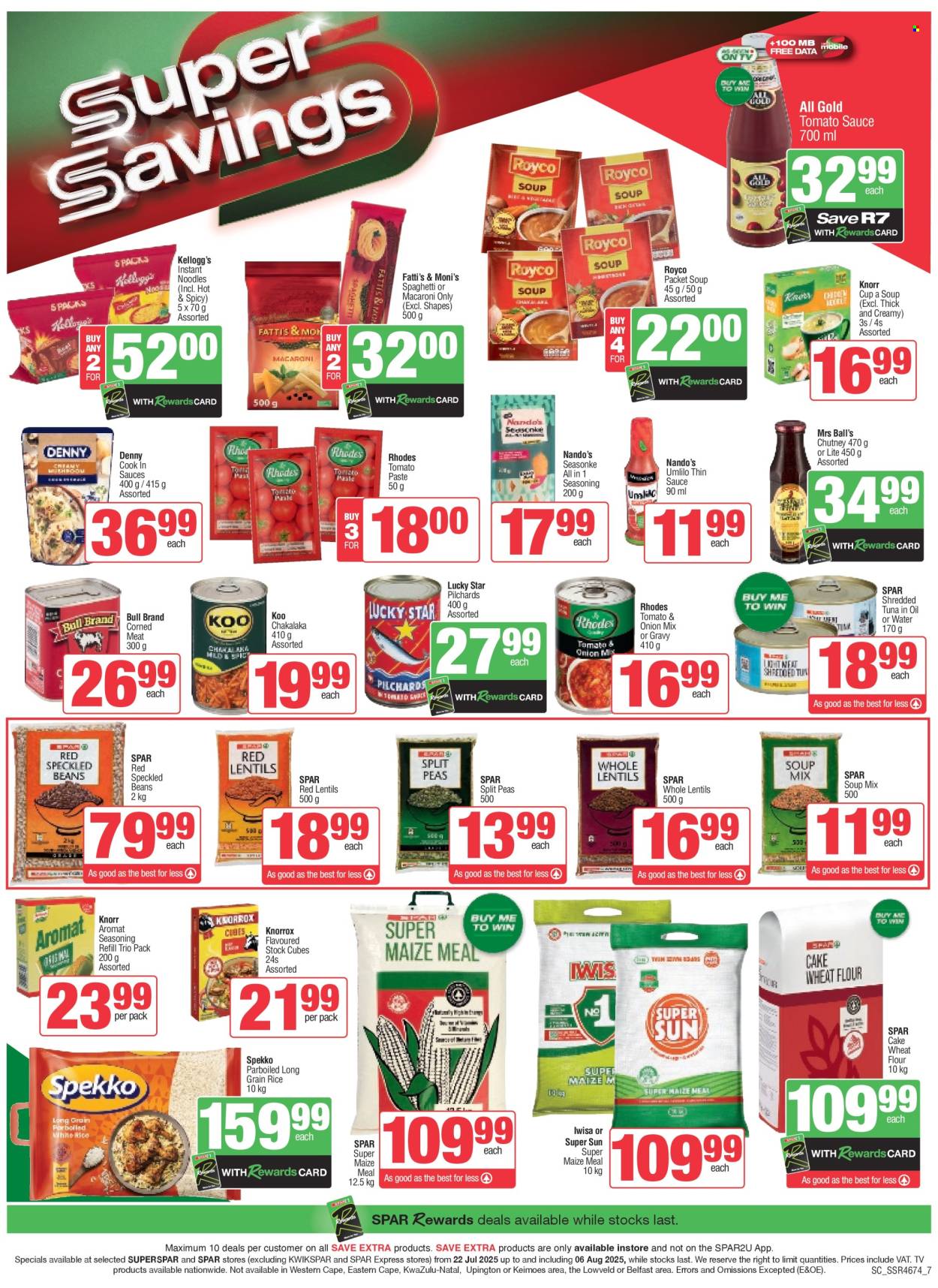 SPAR specials - 22/07/2025 - 06/08/2025. Page 7
