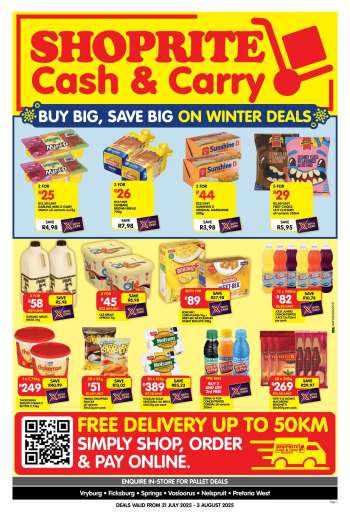 Shoprite catalogue  - 21/07/2025 - 03/08/2025.