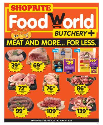 Shoprite catalogue  - 21/07/2025 - 10/08/2025.