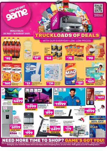 Game catalogue  - 22/07/2025 - 18/08/2025.