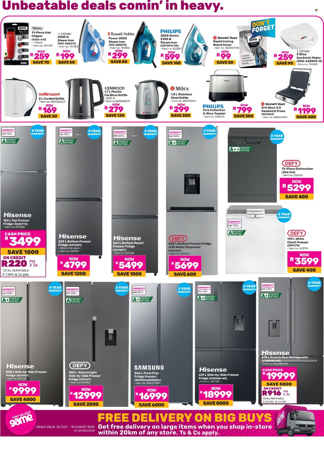 Game specials - 22/07/2025 - 18/08/2025. Page 6
