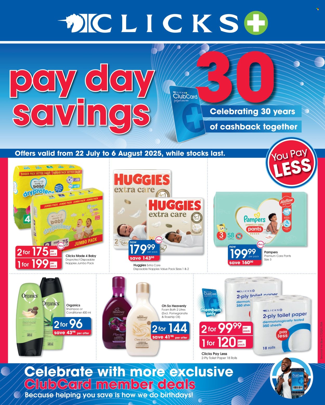 Clicks specials - 22/07/2025 - 06/08/2025. Page 1