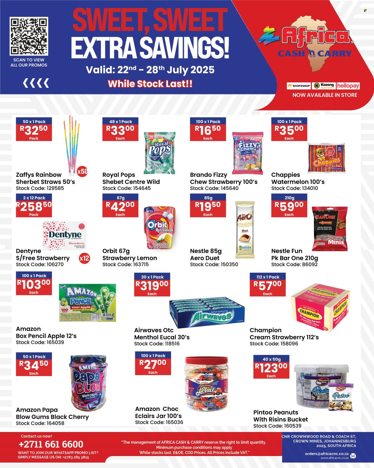 Africa Cash & Carry specials - 22/07/2025 - 28/07/2025. Page 1