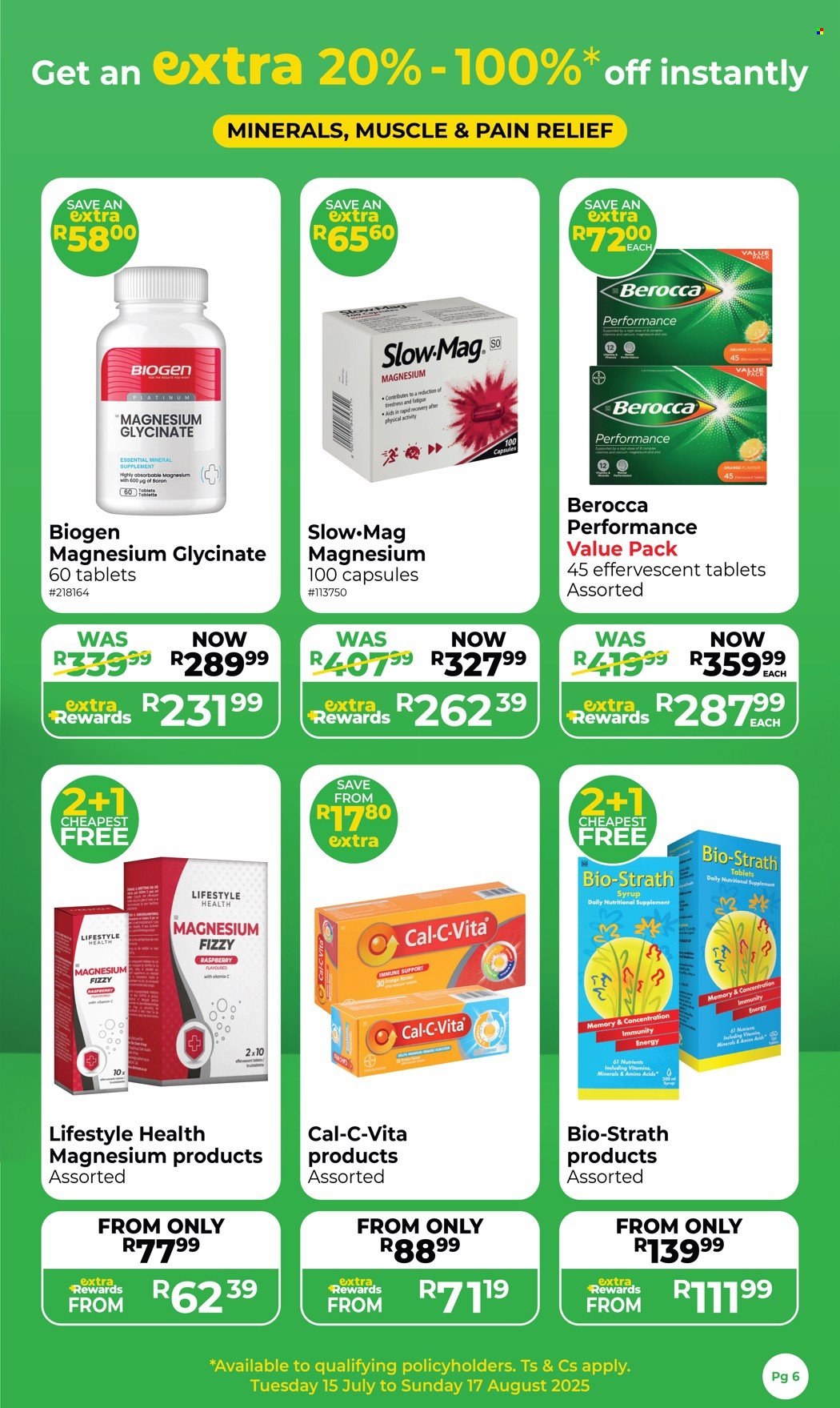 Dis-Chem specials - 15/07/2025 - 17/08/2025. Page 6