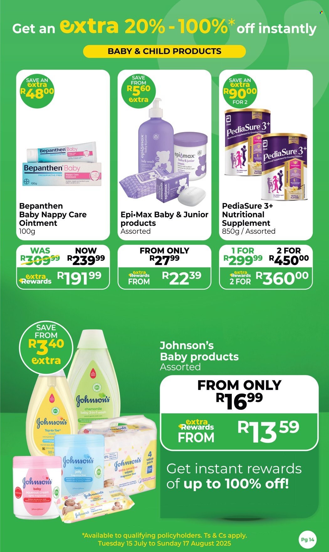 Dis-Chem specials - 15/07/2025 - 17/08/2025. Page 14
