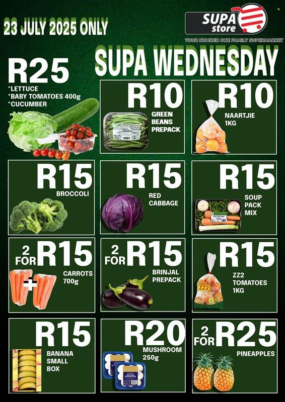 Supa Store specials - 23/07/2025 - 23/07/2025. Page 1
