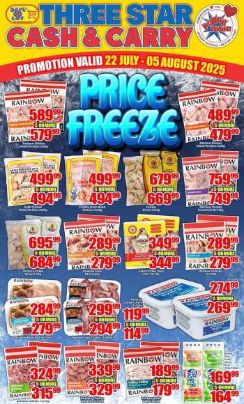 Three Star Cash and Carry catalogue  - 22/07/2025 - 05/08/2025.