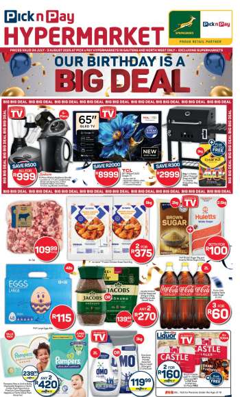 Pick n Pay Hypermarket catalogue  - 24/07/2025 - 03/08/2025.