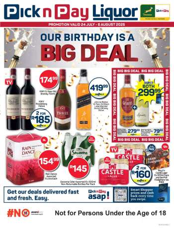 Pick n Pay catalogue  - 24/07/2025 - 06/08/2025.