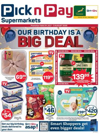 Pick n Pay Supermarket catalogue  - 24/07/2025 - 03/08/2025.