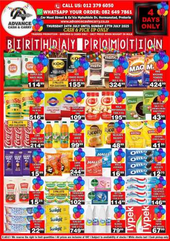 Advance Cash & Carry catalogue  - 24/07/2025 - 27/07/2025.