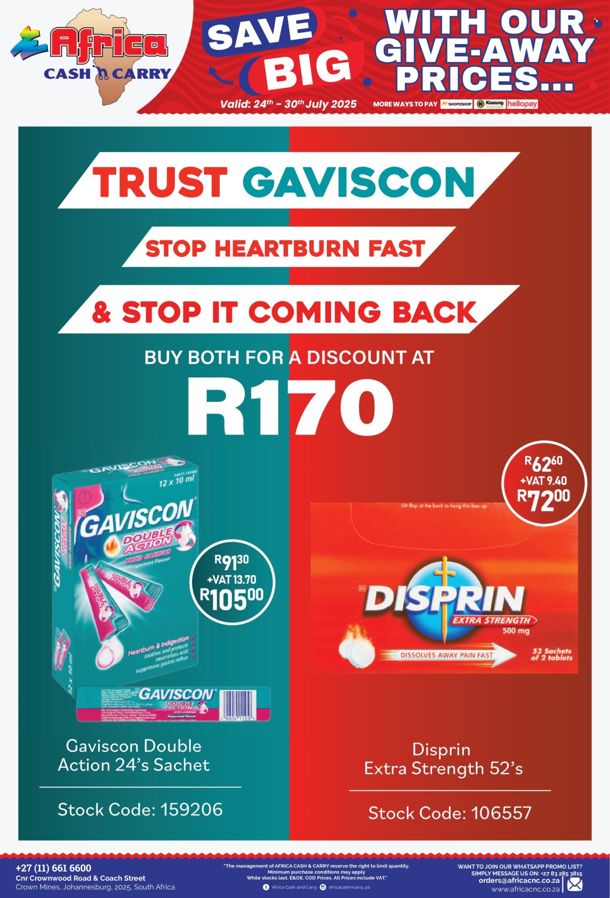 Africa Cash & Carry specials - 24/07/2025 - 30/07/2025. Page 21
