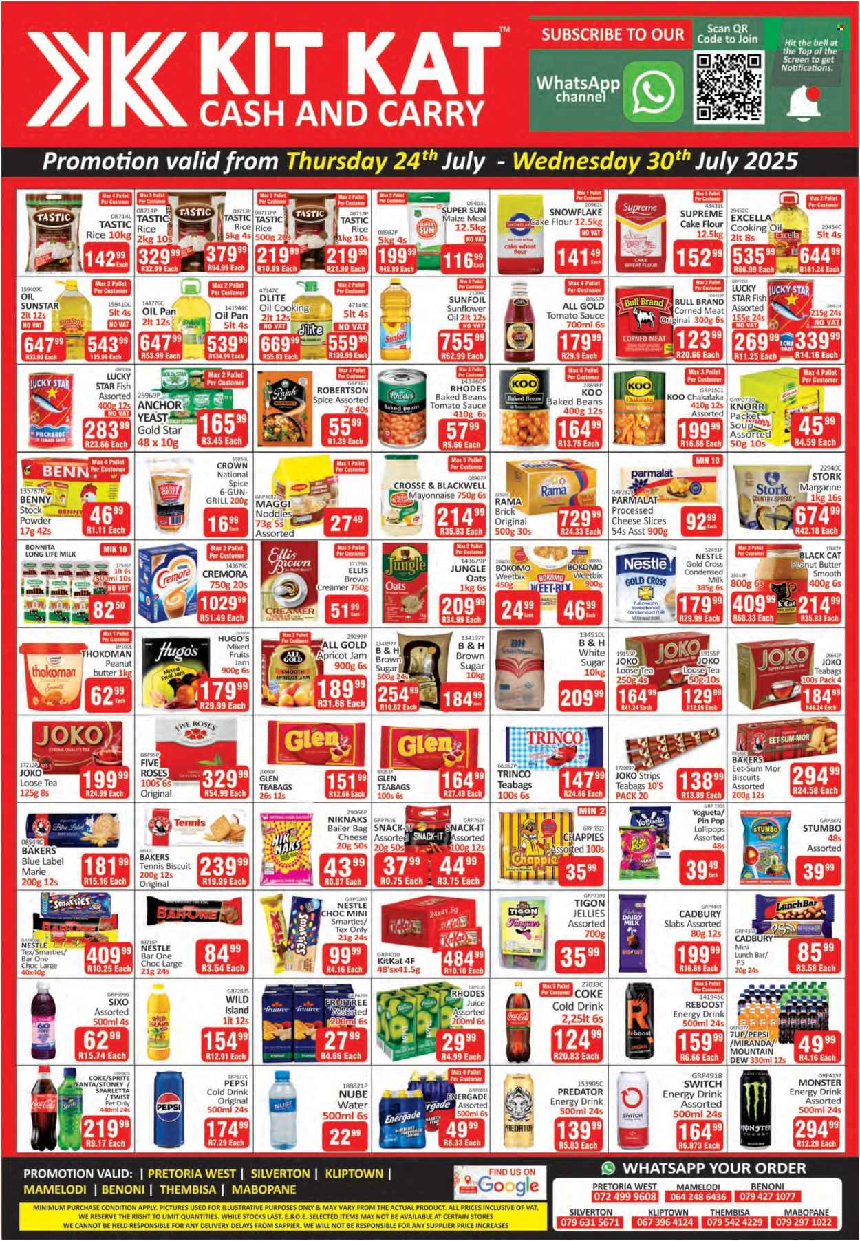 Kit Kat Cash & Carry specials - 24/07/2025 - 30/07/2025. Page 1