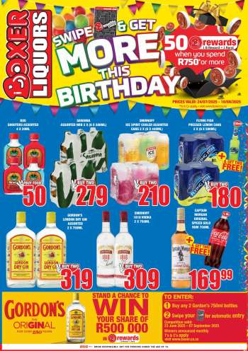 Boxer catalogue  - 24/07/2025 - 10/08/2025.