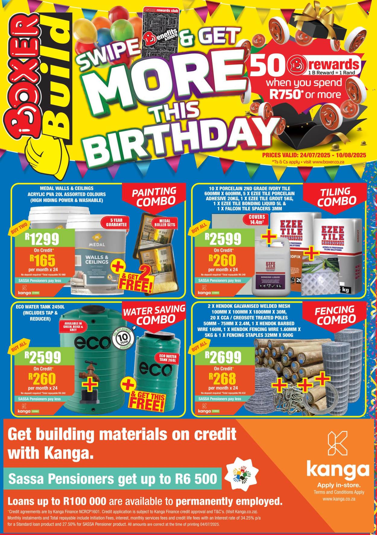 Boxer specials - 24/07/2025 - 10/08/2025. Page 1