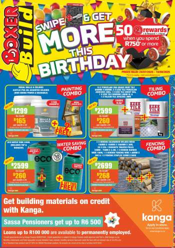 Boxer catalogue  - 24/07/2025 - 10/08/2025.