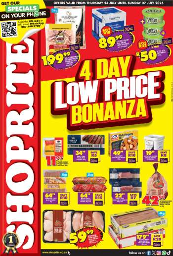 Shoprite catalogue  - 24/07/2025 - 27/07/2025.