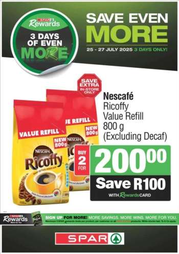 SPAR catalogue  - 25/07/2025 - 27/07/2025.