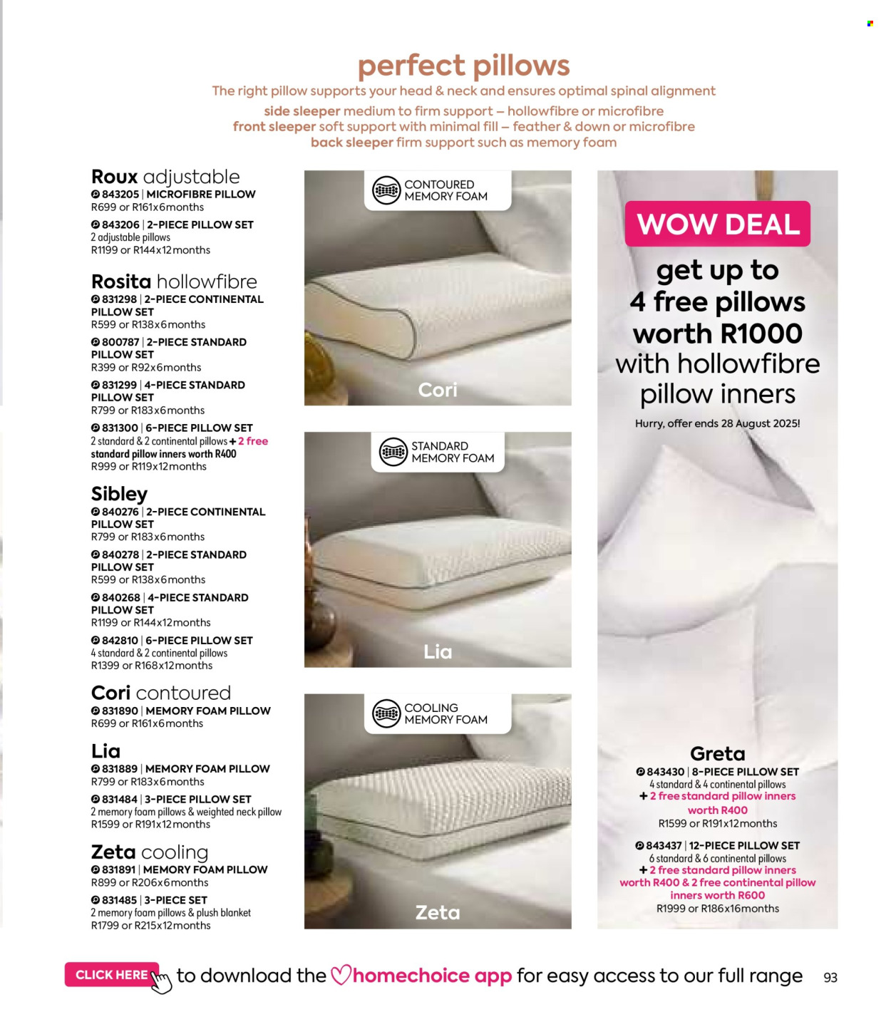 HomeChoice specials - 01/08/2025 - 30/09/2025. Page 93