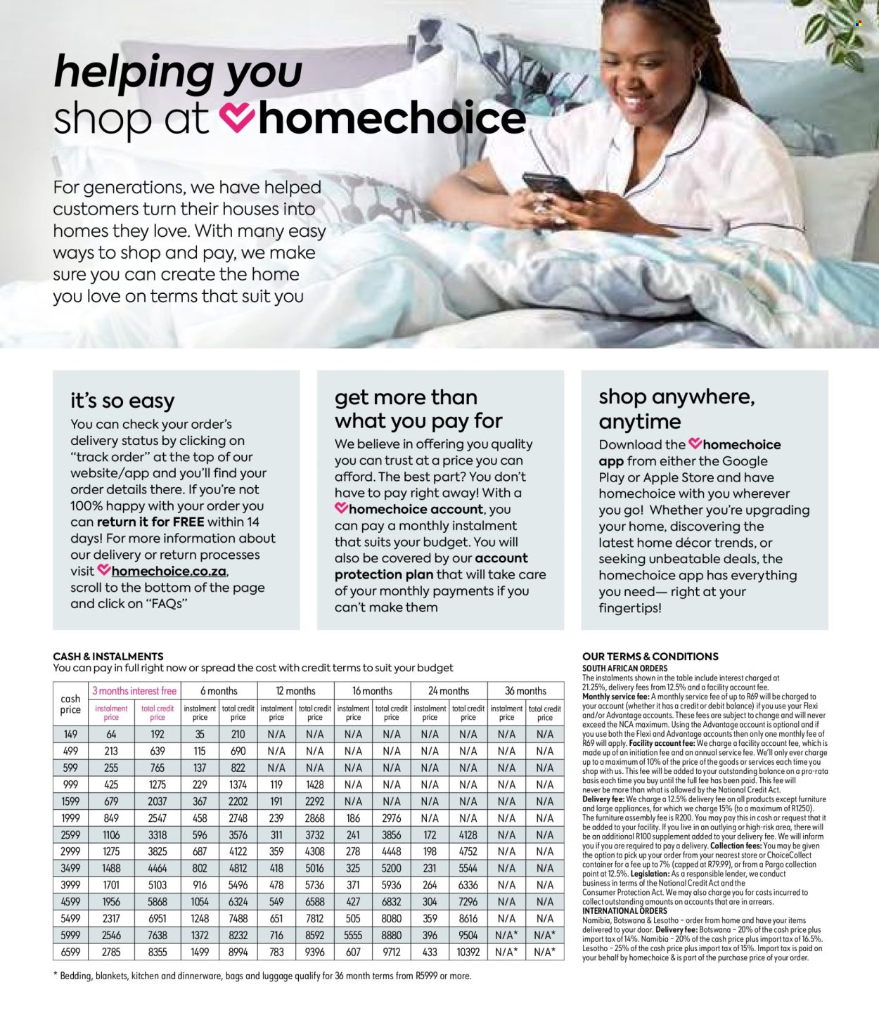 HomeChoice specials - 01/08/2025 - 30/09/2025. Page 98