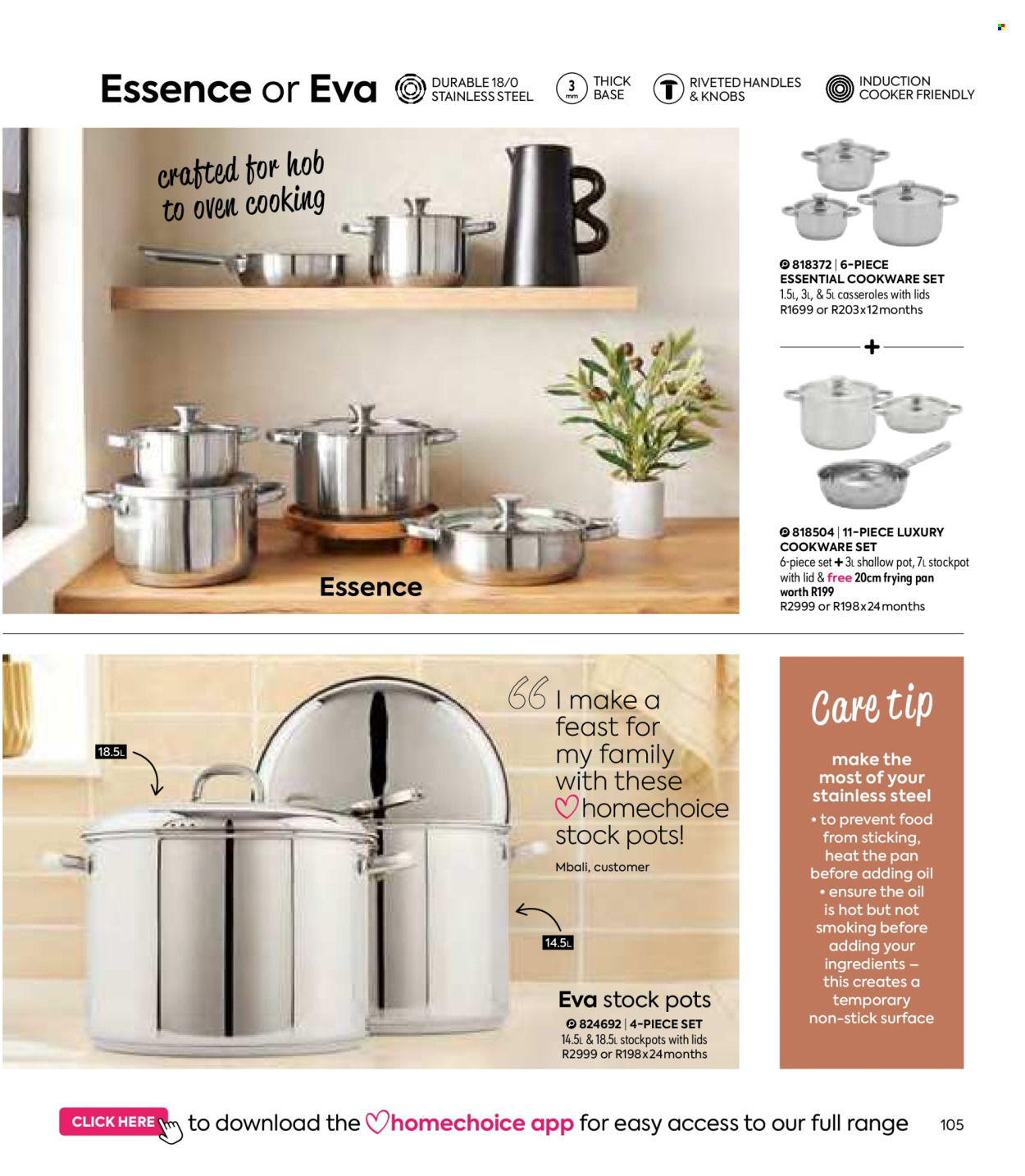 HomeChoice specials - 01/08/2025 - 30/09/2025. Page 105